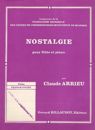 Nostalgie pour flte et piano