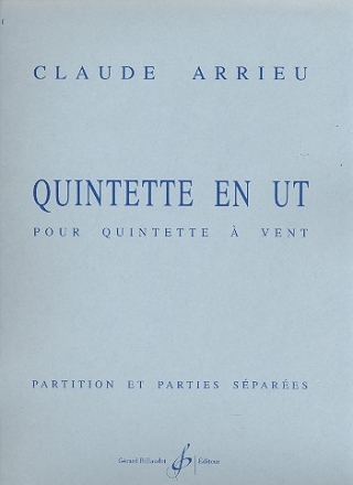 Quintette ut majeur pour flte, hautbois, clarinette, cor et basson partition et parties