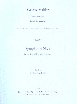 Sinfonie a-Moll Nr.6 fr Orchester Partitur