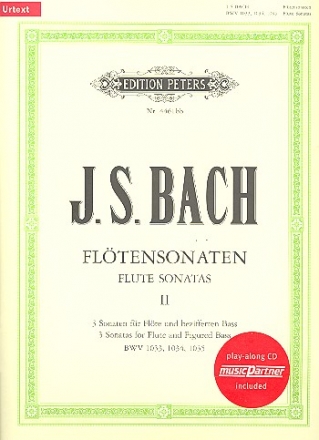 6 Sonaten Band 2 (Nr.4-6) BWV1033-35 (+CD) fr Flte und Klavier