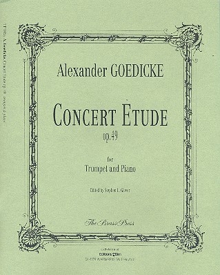 Concert Etude op.49 for trumpet and chamber orchestra for trumpet and piano