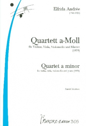 Quartett a-Moll  fr Klavier und Streichtrio Stimmen