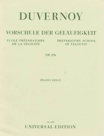 Vorschule der Gelufigkeit op.276 fr Klavier