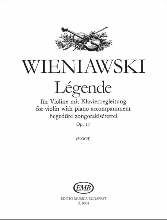 Legende op.17 fr Violine und Klavier