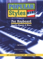 Popular Styles for Keyboard vol.1 boogie woogie and blues