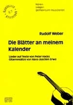 Die Bltter an meinem Kalender Lieder mit Gitarrenbegleitung