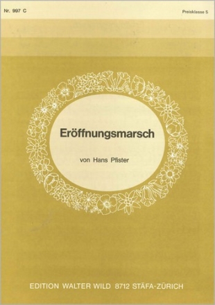 EROEFFNUNGSMARSCH FUER AKKORDEON RUEEGG, J., ARR.