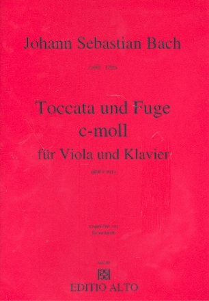 Toccata und Fuge c-Moll BWV911 fr Viola und Klavier