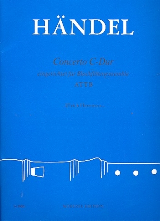 Concerto C-Dur fr 4 Blockflten (ATTB) Partitur und Stimmen