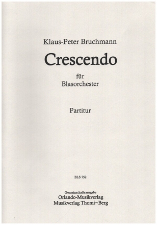 Crescendo fr Blasorchester Partitur