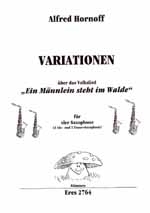 Variationen ber Ein Mnnlein steht im Walde fr 4 Saxophone (AATT) Stimmen