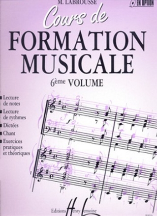 COURS DE FORMATION MUSICALE VOL.6