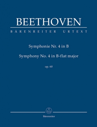 Sinfonie B-Dur Nr.4 op.60 fr Orchester Studienpartitur