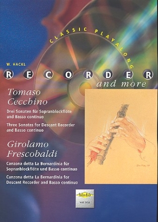 3 Sonaten fr Sopranblockflte und Bc (+CD)