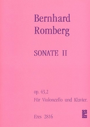 Sonate C-Dur op.43,2 fr Violoncello und Klavier