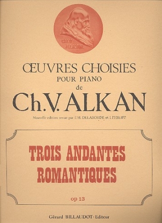 3 andantes romantiques op.13 pour piano