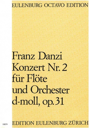 Konzert d-Moll Nr.2 op.31 fr Flte und Orchester Studienpartitur