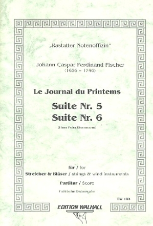 Suiten Nr.5 und Nr.6 fr Streicher und Bc (Trompete ad lib) Partitur