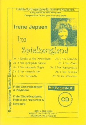 Im Spielzeugland (+CD) fr Flte (Oboe, Blockflte) und Klavier