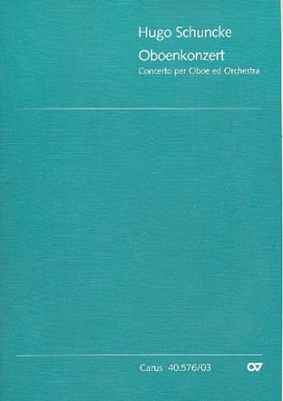 Concerto  per oboe ed orchestra fr Oboe und Klavier