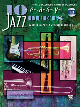 10 easy Jazz Duets (+CD) for alto and baritone sax Spielpartitur
