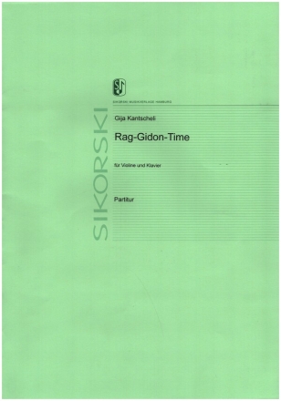Rag-Gidon-Time fr Violine und Klavier Verlagskopie
