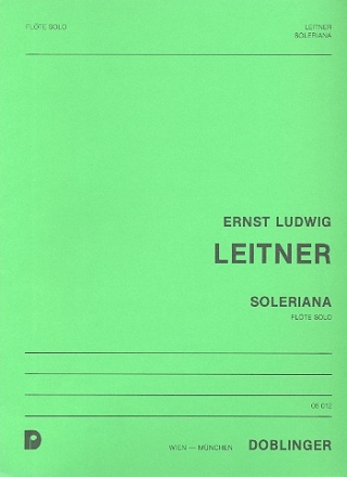 SOLERIANA FUER FLOETE SOLO