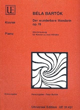 Der wunderbare Mandarin op.19  Klavierauszug