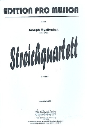 Streichquartett C-Dur Stimmen 