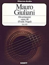 Divertimento op.40 fr Gitarre NAGEL, FRANK, ED