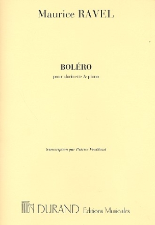 Bolero pour clarinette et piano