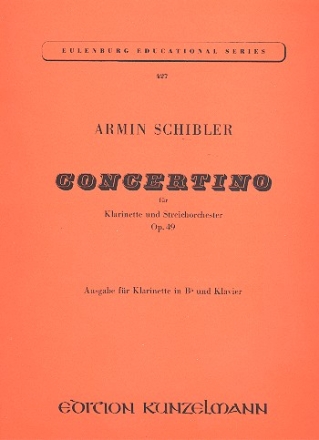 Concertino op.49 fr Klarinette und Streichorchester fr Klarinette und Klavier