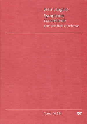 SYMPHONIE CONCERTANTE POUR VIOLONCELLE ET ORCHESTRE PARTITUR