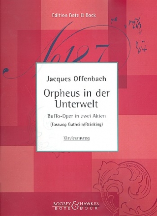 Orpheus in der Unterwelt Klavierauszug (dt)