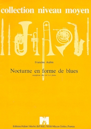 Nocturne en forme de Blues pour saxophone alto et piano