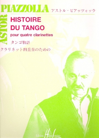 Histoire du tango pour 4 clarinettes partition et parties