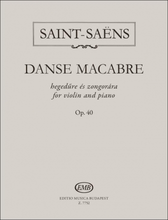 Danse macabre op.40 for violin and piano