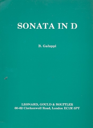 Sonata d major for organ