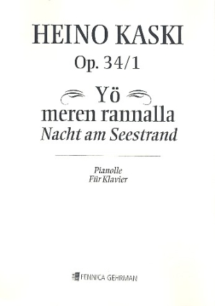 Nacht am Seestrand op.34,1 fr Klavier