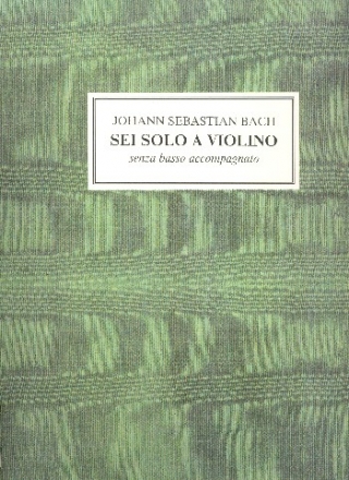 6 solo  a violino senza basso accompagnato Faksimile 1720