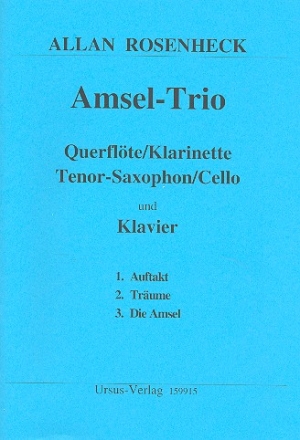 Amsel-Trio fr Tenorsaxophon, Flte und Klavier Stimmen