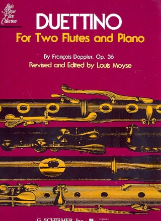 Duettino op.36  for 2 flutes and piano
