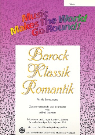 Barock Klassik Romantik fr flexibles Ensemble Viola