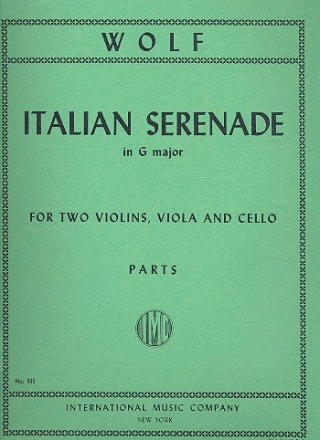 Italian Serenade G major for string quartet parts