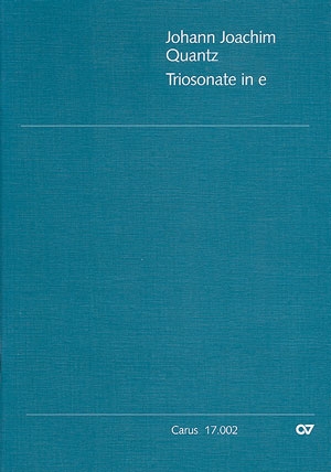 Triosonate e-Moll QV2,20 fr Flte, Violine und Bc, Stimmen