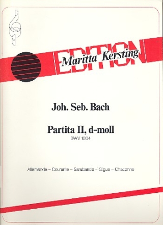 Partita d-Moll Nr.2 BWV1004 fr Violine solo fr Gitarre