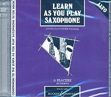 Learn as you play saxophone for alto saxophone CD