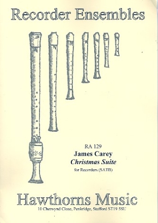 A Christmas Suite  for 4 recorders (SATB) score and parts