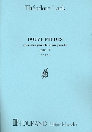 12 tudes speciales op.75 pour la main gauche (piano)