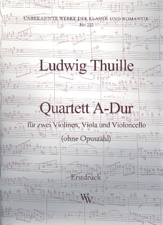 Streichquartett A-Dur Partitur und Stimmen